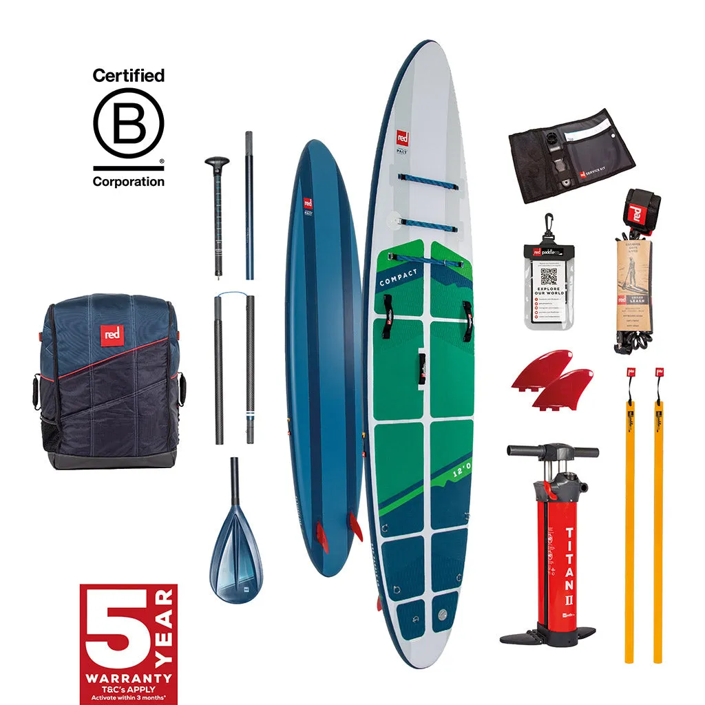 12.0 Compact Inflatable Paddle Board Package