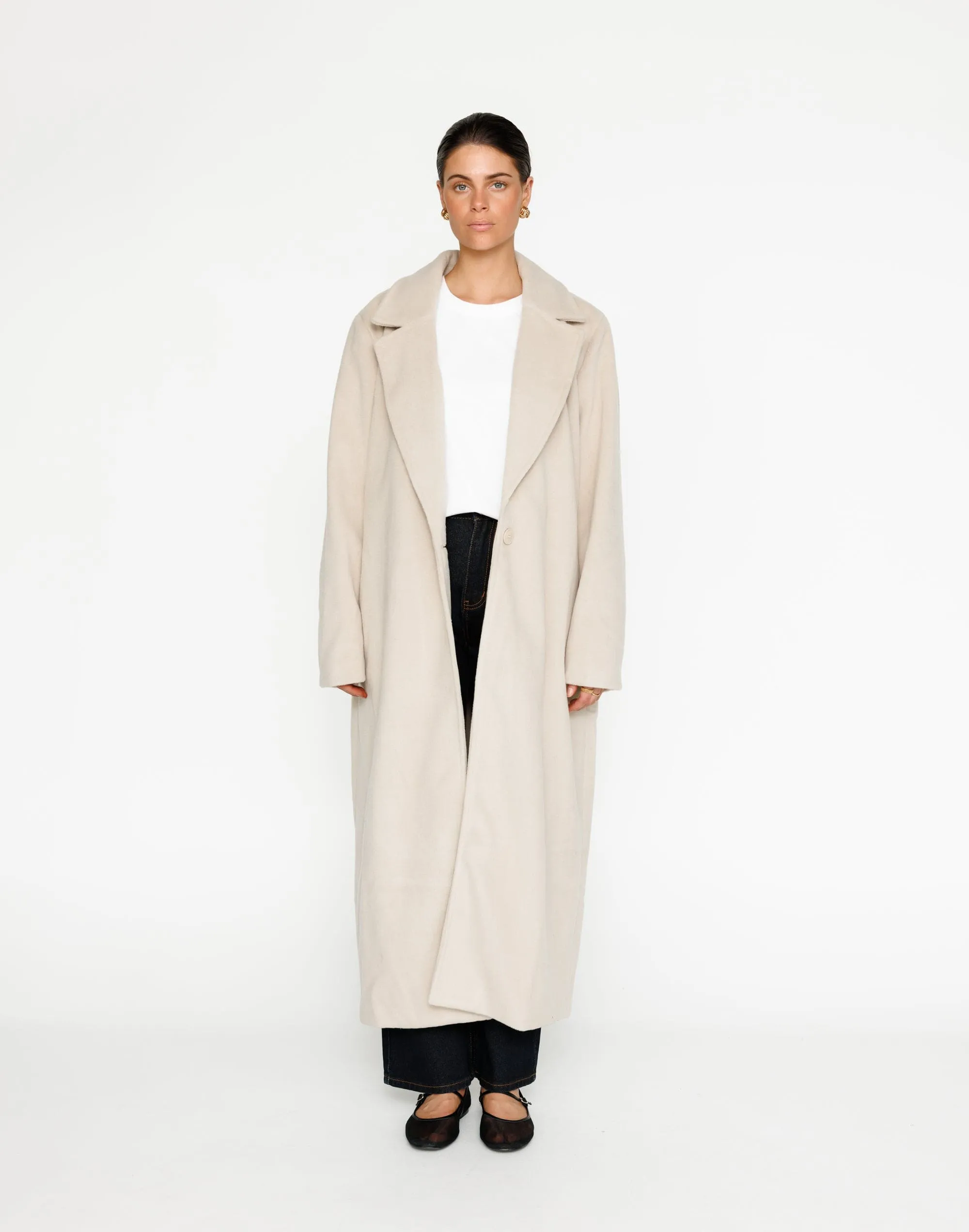 Abbey Trench Coat (Latte)