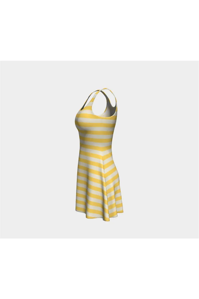 Aspen Gold Striped Flare Dress