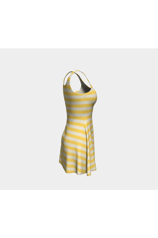 Aspen Gold Striped Flare Dress