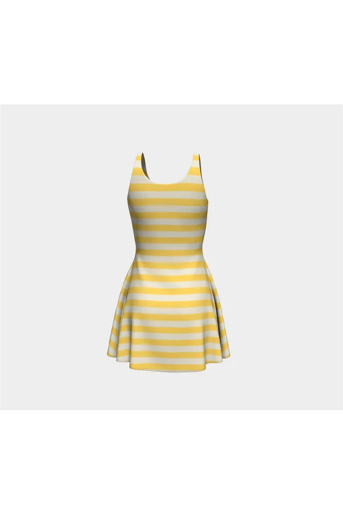 Aspen Gold Striped Flare Dress