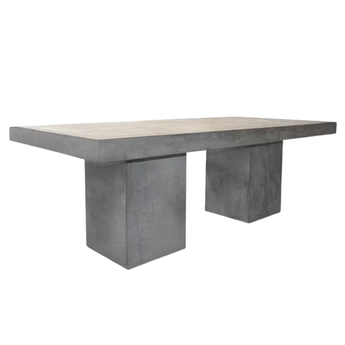 Blok Rectangle Concrete Dining Table