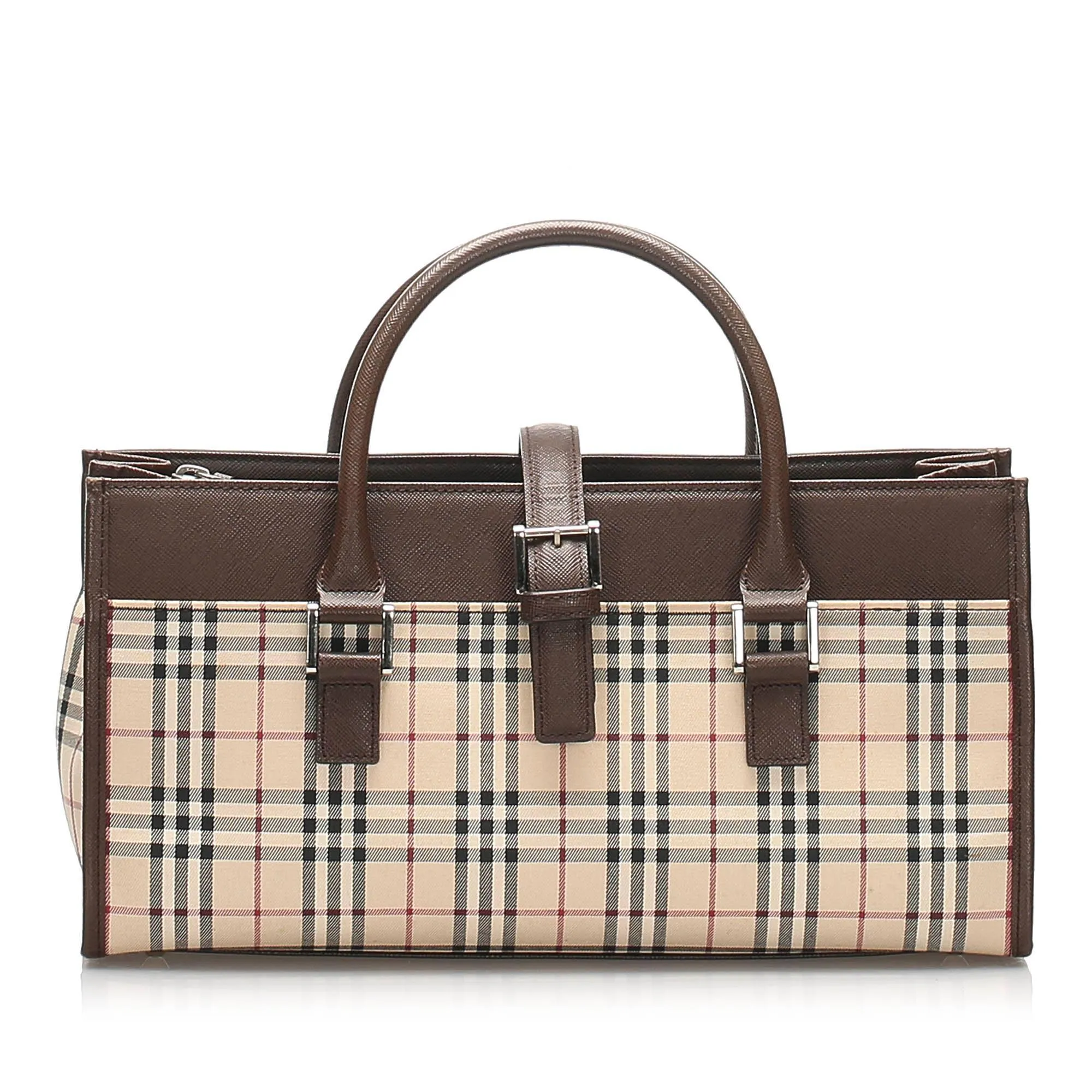 Burberry House Check Canvas Handbag (SHG-11011)