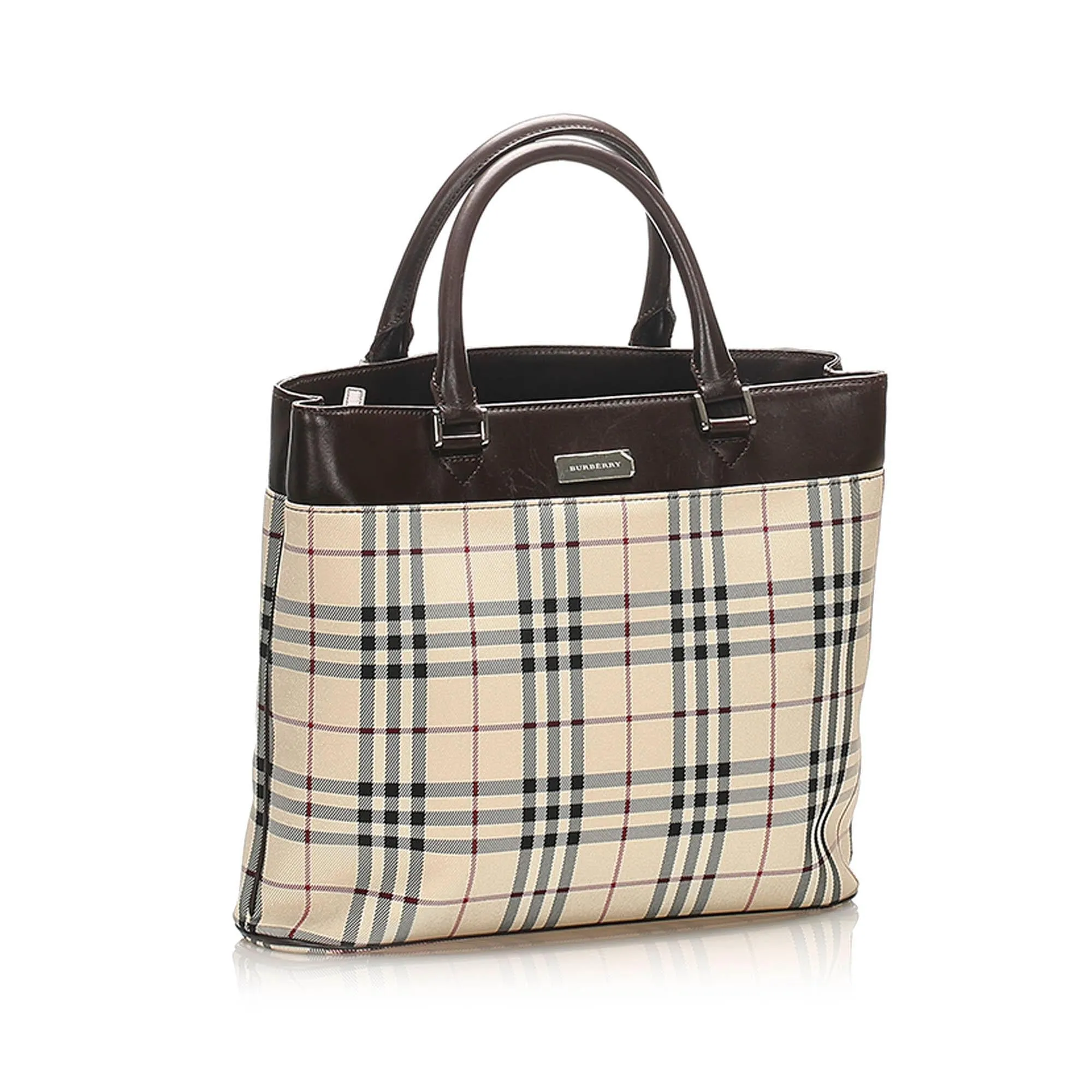 Burberry House Check Canvas Handbag (SHG-15426)