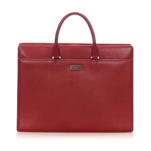 Burberry Leather Business Bag (SHG-15264)