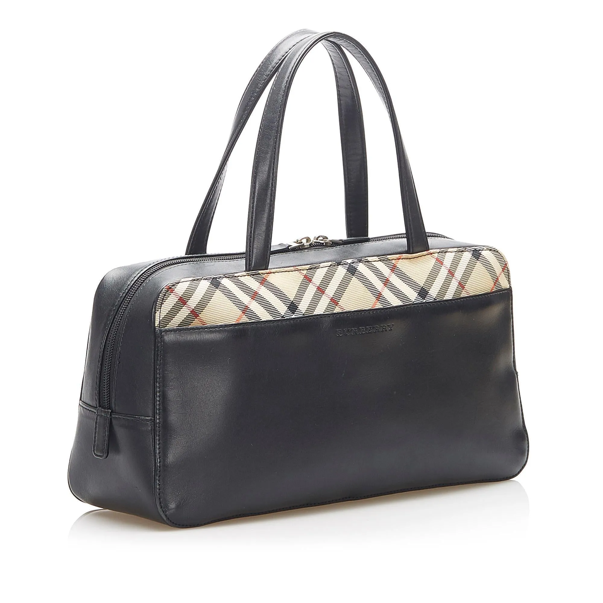 Burberry Leather Handbag (SHG-16871)