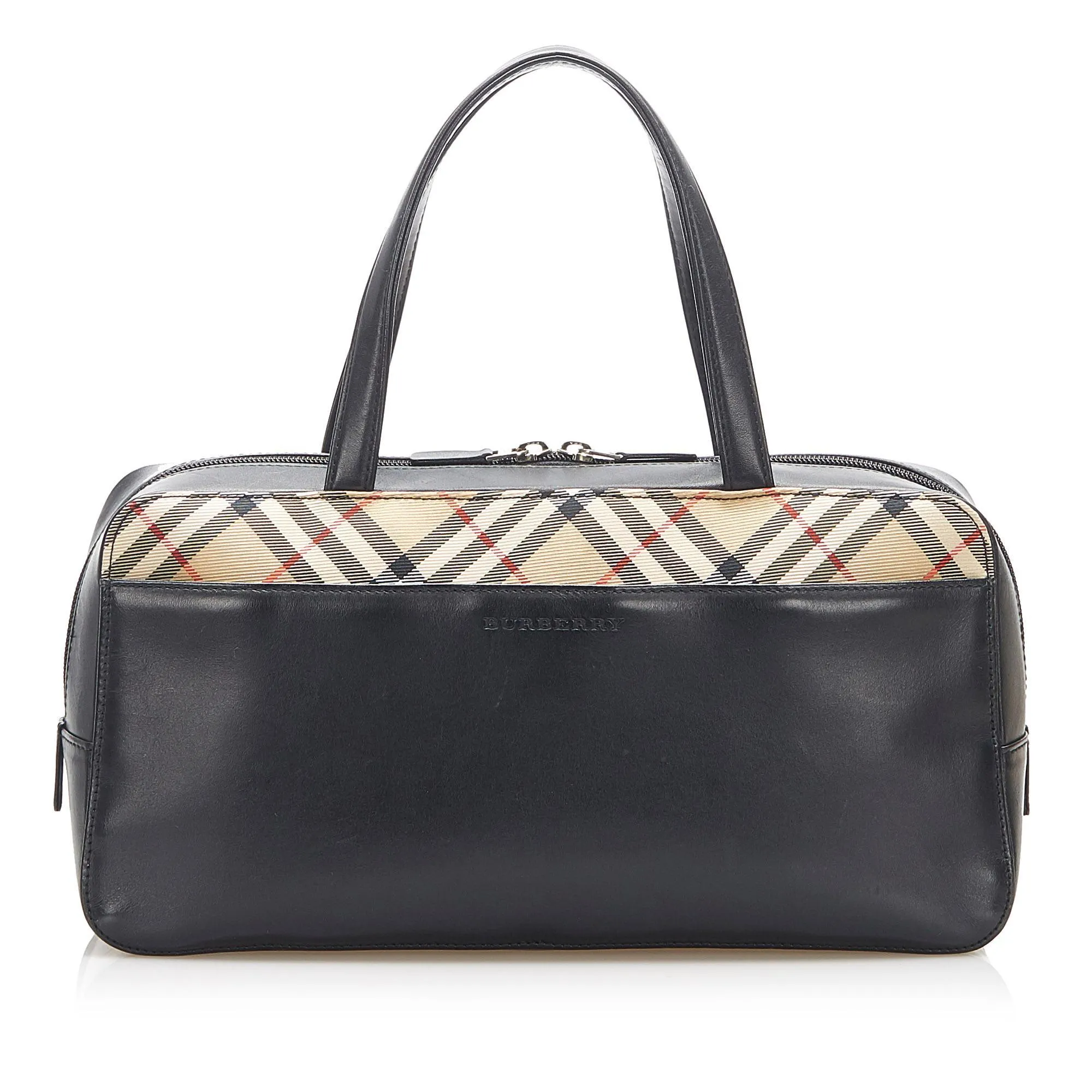 Burberry Leather Handbag (SHG-16871)