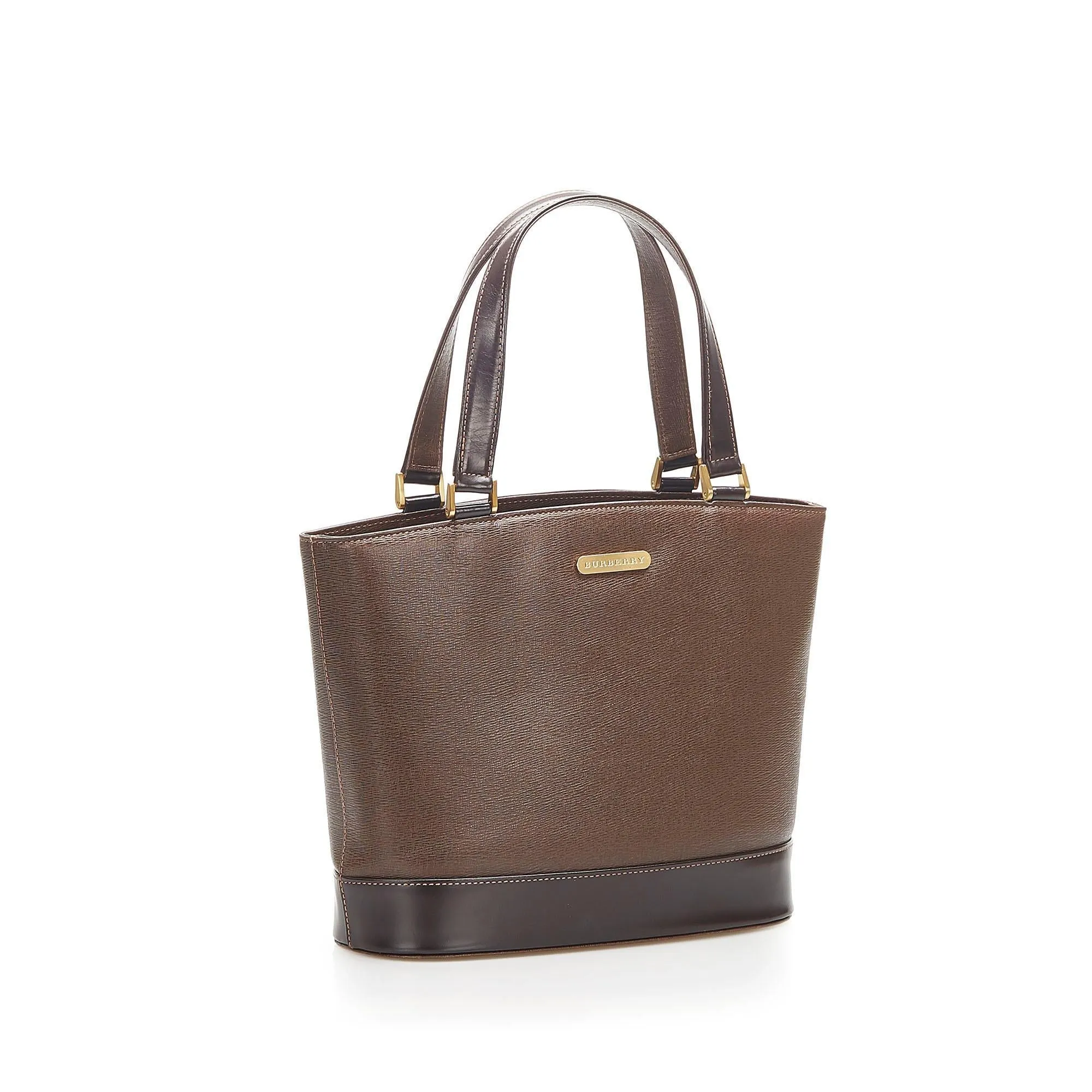 Burberry Leather Handbag (SHG-16997)