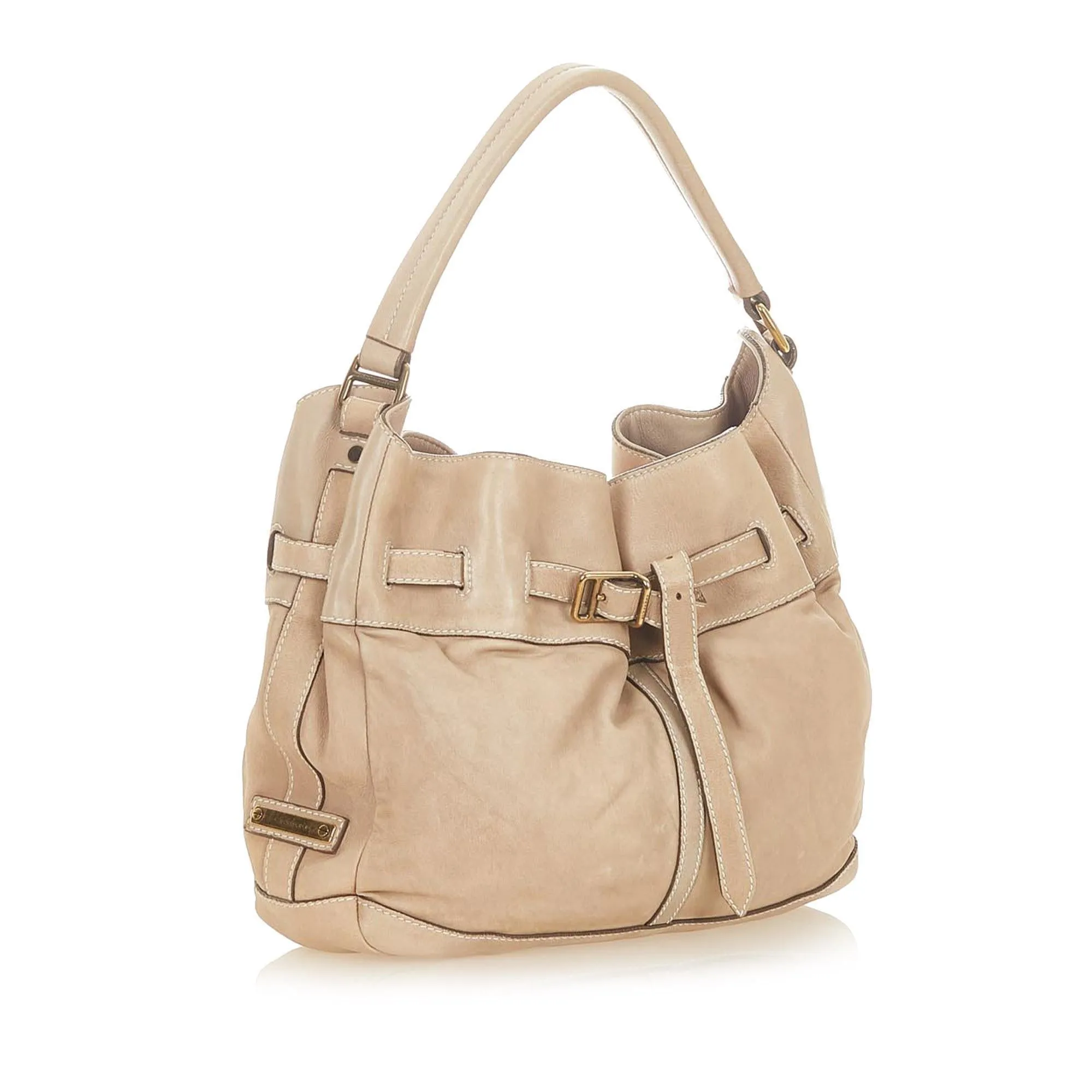 Burberry Leather Handbag (SHG-19190)