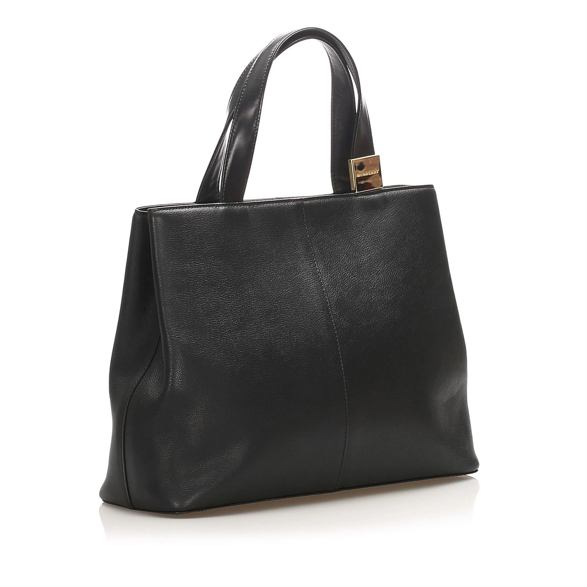 Burberry Leather Tote Bag (SHG-15427)