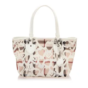 Burberry Nova Check Hearts Tote (SHG-12650)