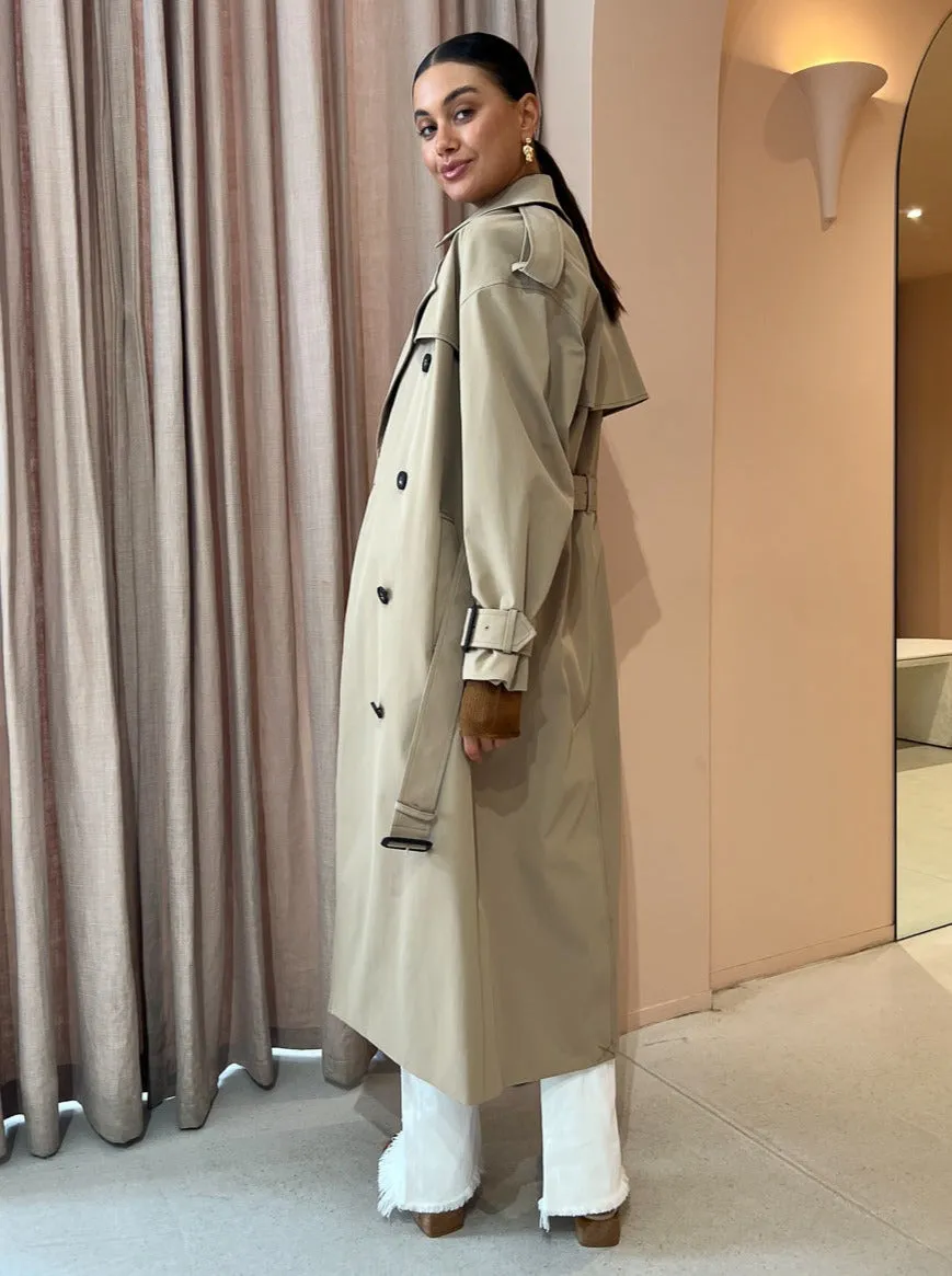 Camilla and Marc Evans Trench Coat in Sand