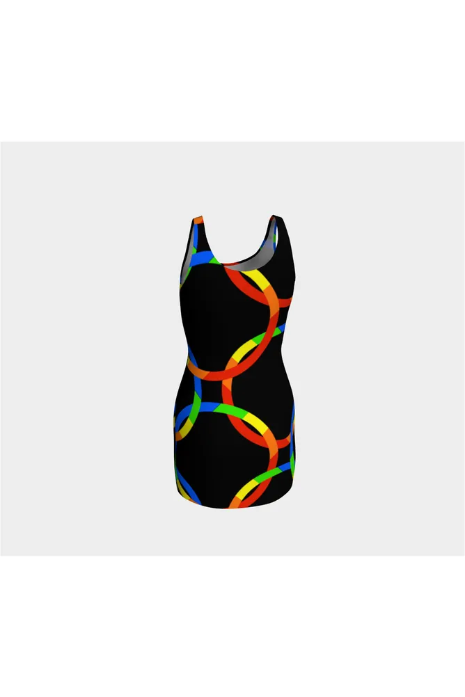 Color Wheel Bodycon Dress