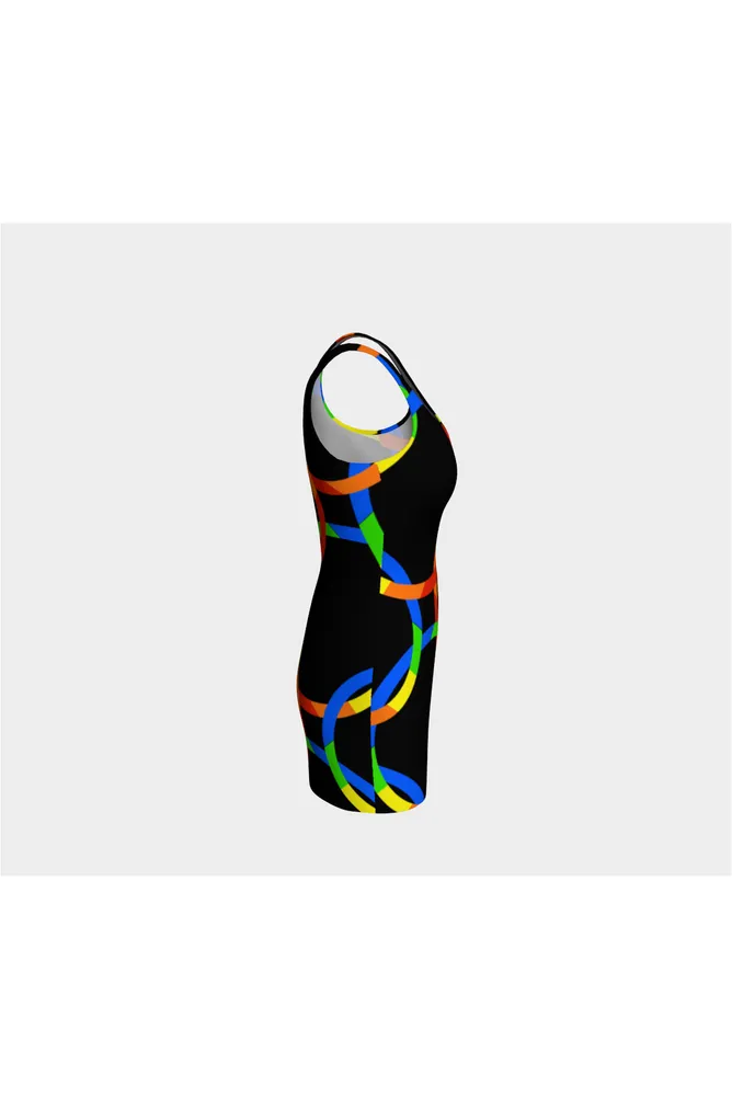 Color Wheel Bodycon Dress