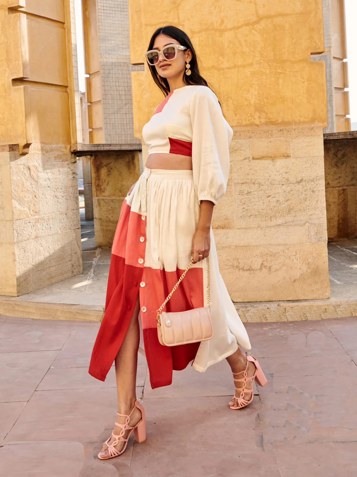 Coral Patch Skirt