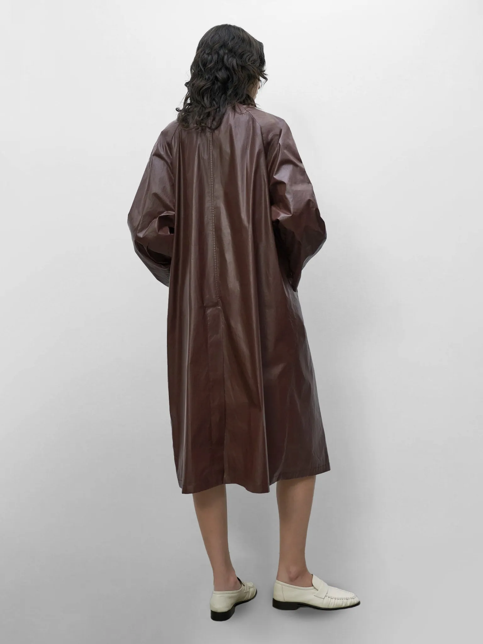 CORDERA Trench Coat Prune