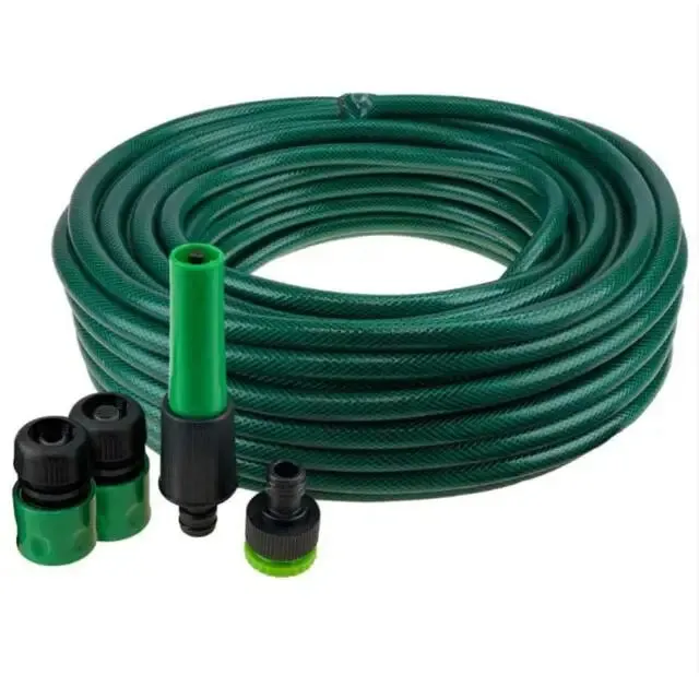 Green Blade 3 PLY Reinforced Hose Pipe With Fittings 30M x1/2’ (98FT)