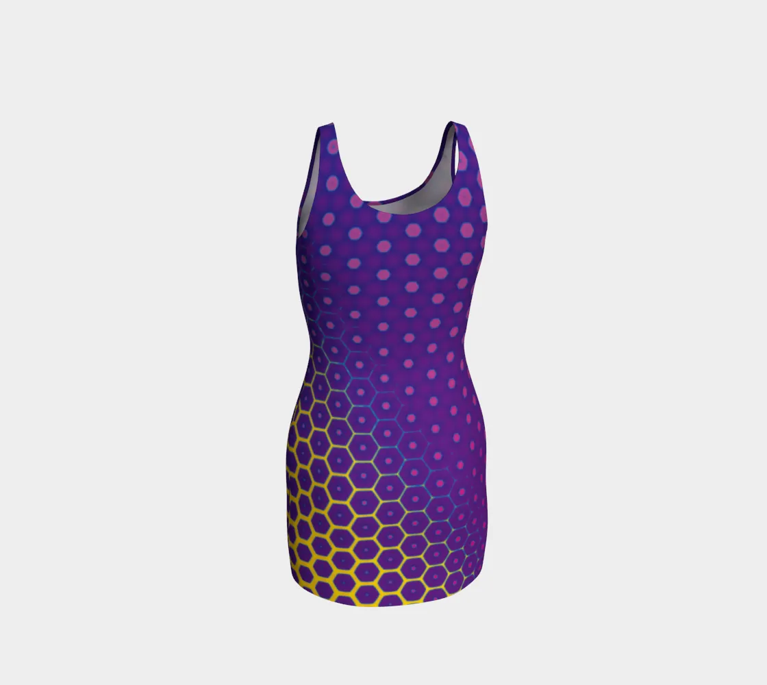 HEX BEE BODYCON DRESS | PSYPEPPER