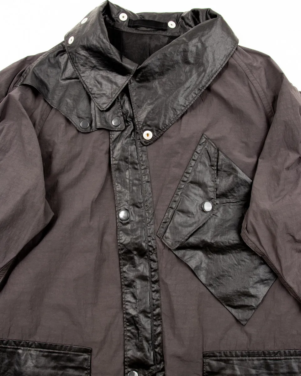 Hybrid Parka - Charcoal Japanese Shrunk Nylon