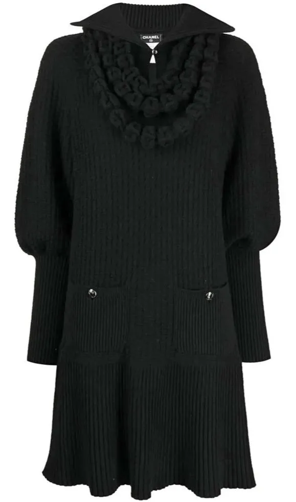 Knit Collared Dress