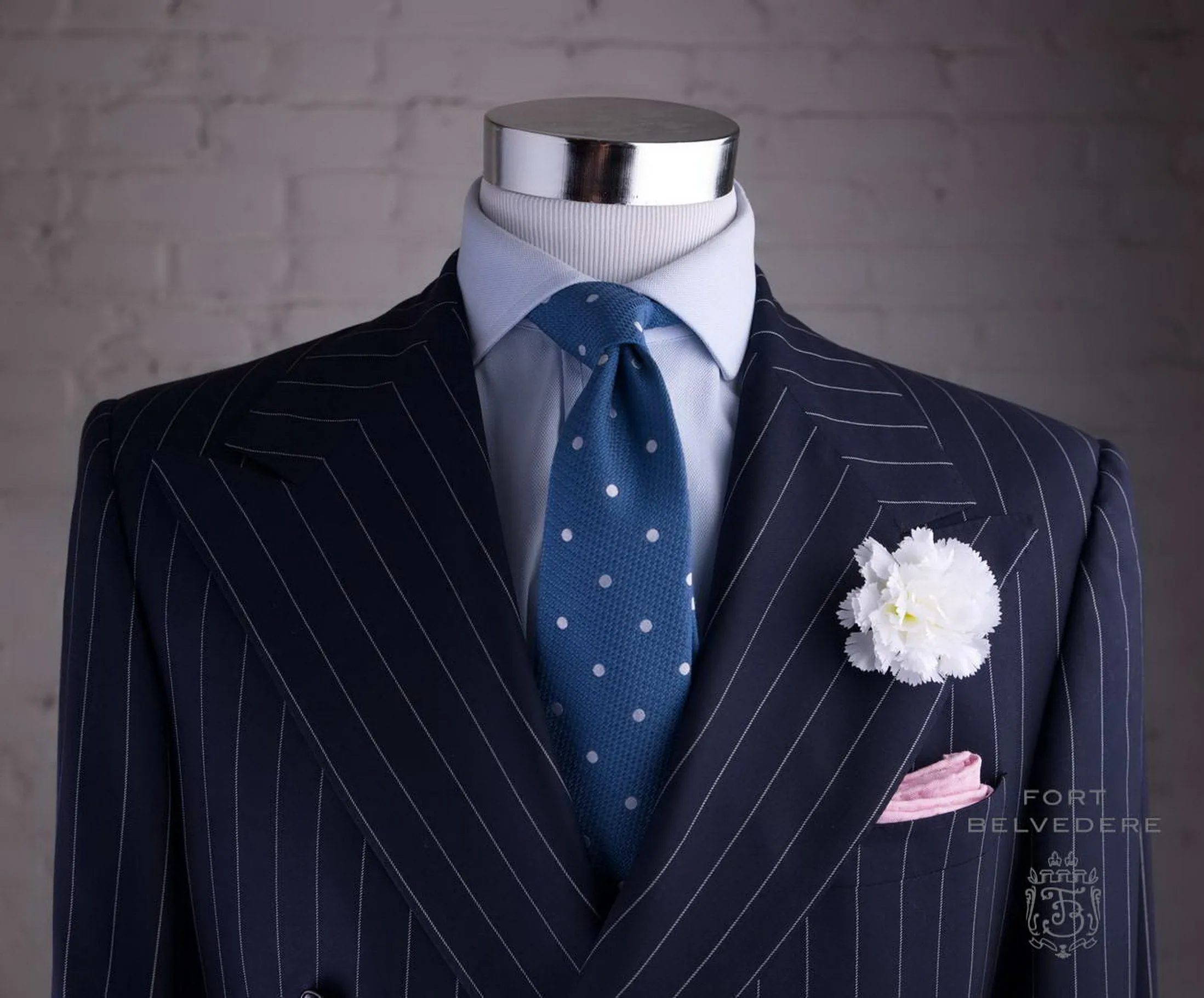 Life-Size White Carnation Boutonnière Flower