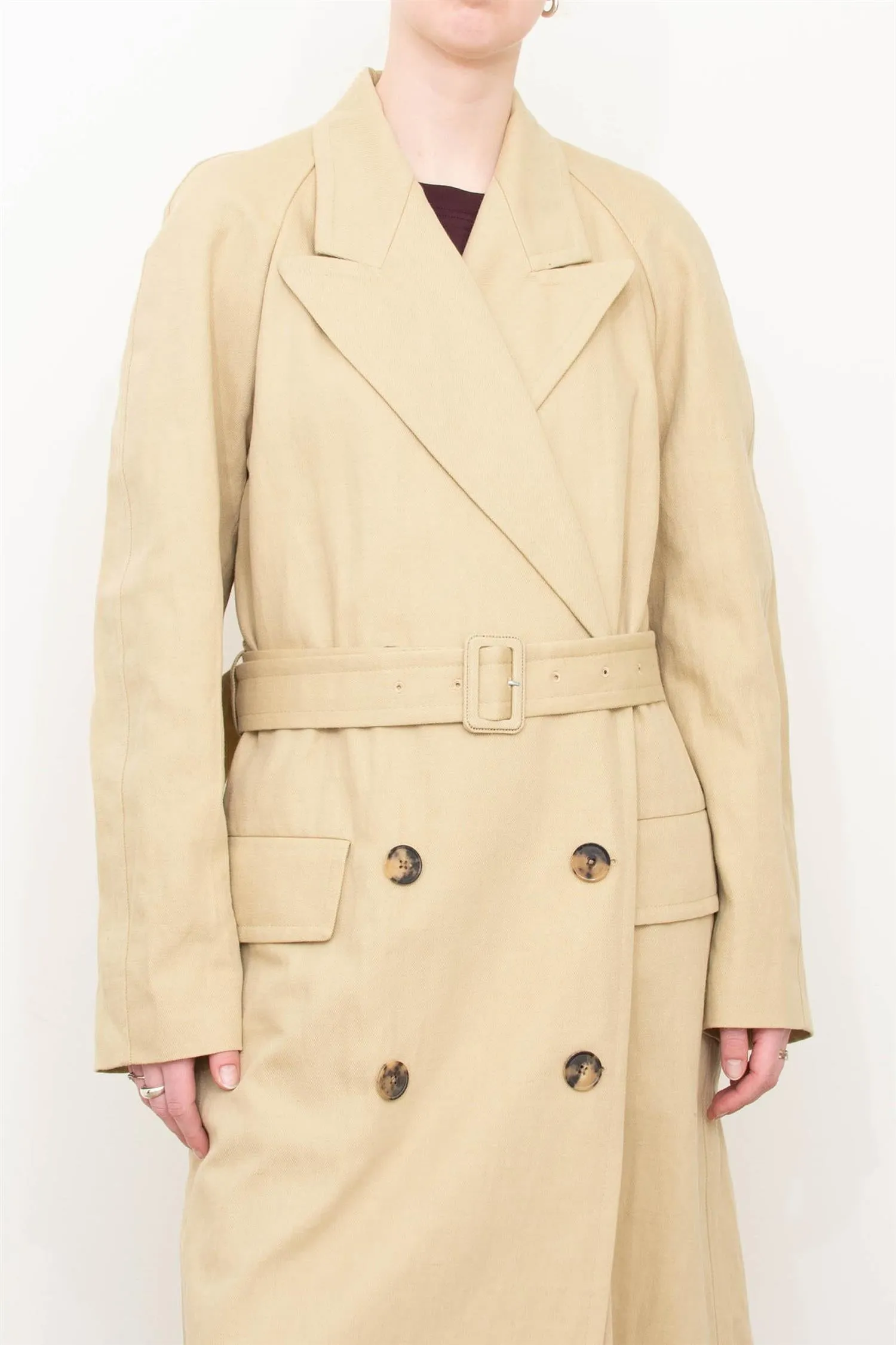 Loose Fit Trench Coat