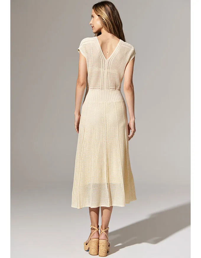 Paco Knit Dress Ivory