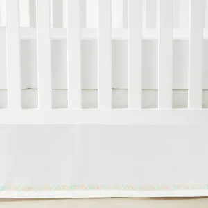 Printed Textured Arrow Crib Skirt