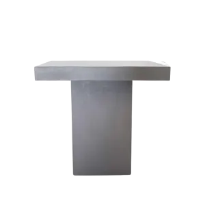 Raw Concrete Counter Height Table