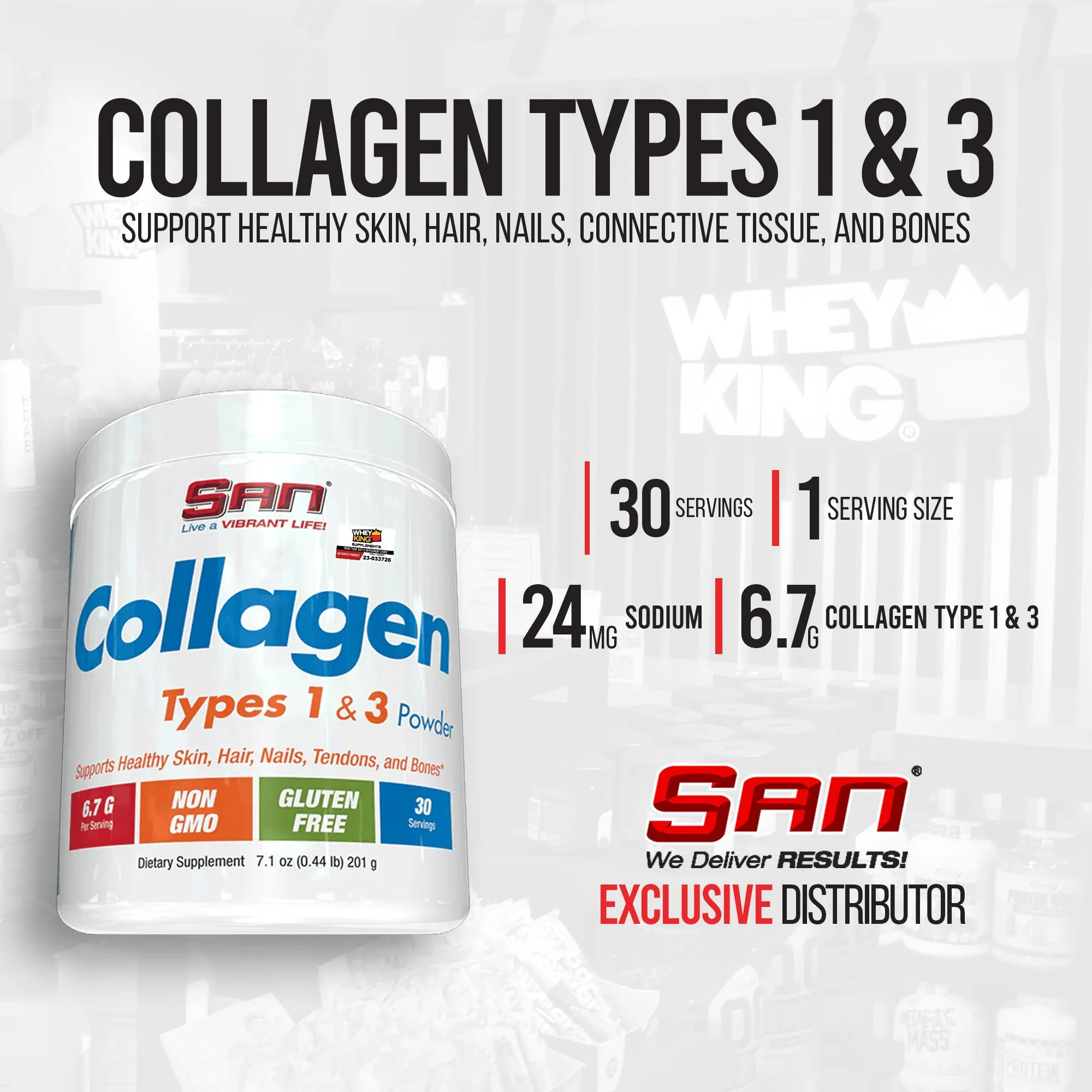 San Nutrition - Collagen Type 1 & 3 Powder