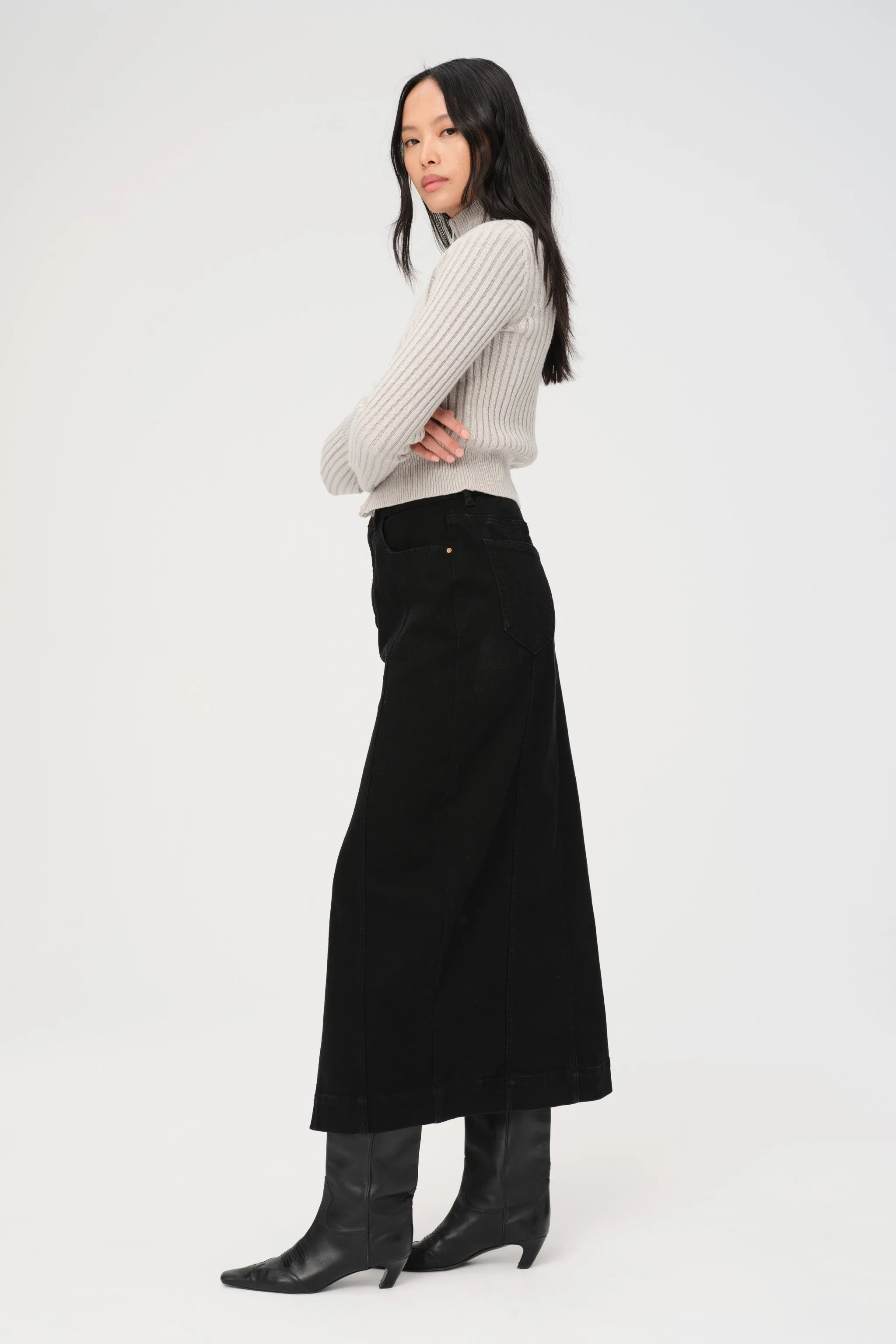 SMX - DENIM MAXI SKIRT | VENTURA