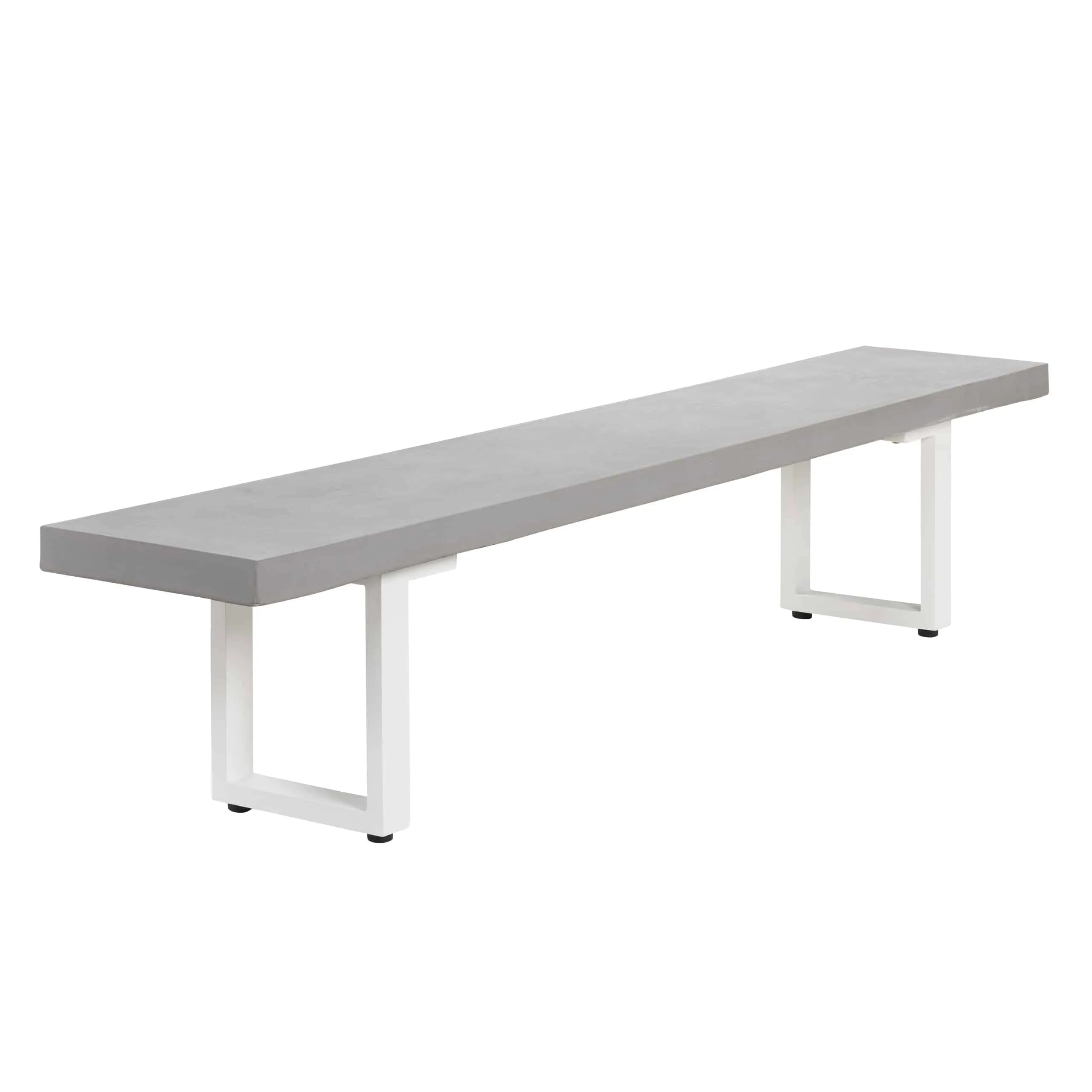 Sorrento Concrete and Aluminium Outdoor Bench