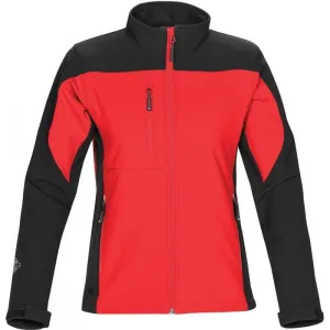 Stormtech Women's Stadium Red/Black Edge Softshell