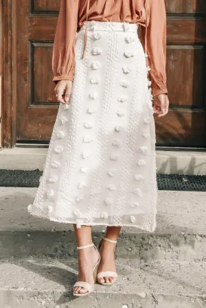 Swiss Dot Midi Skirt