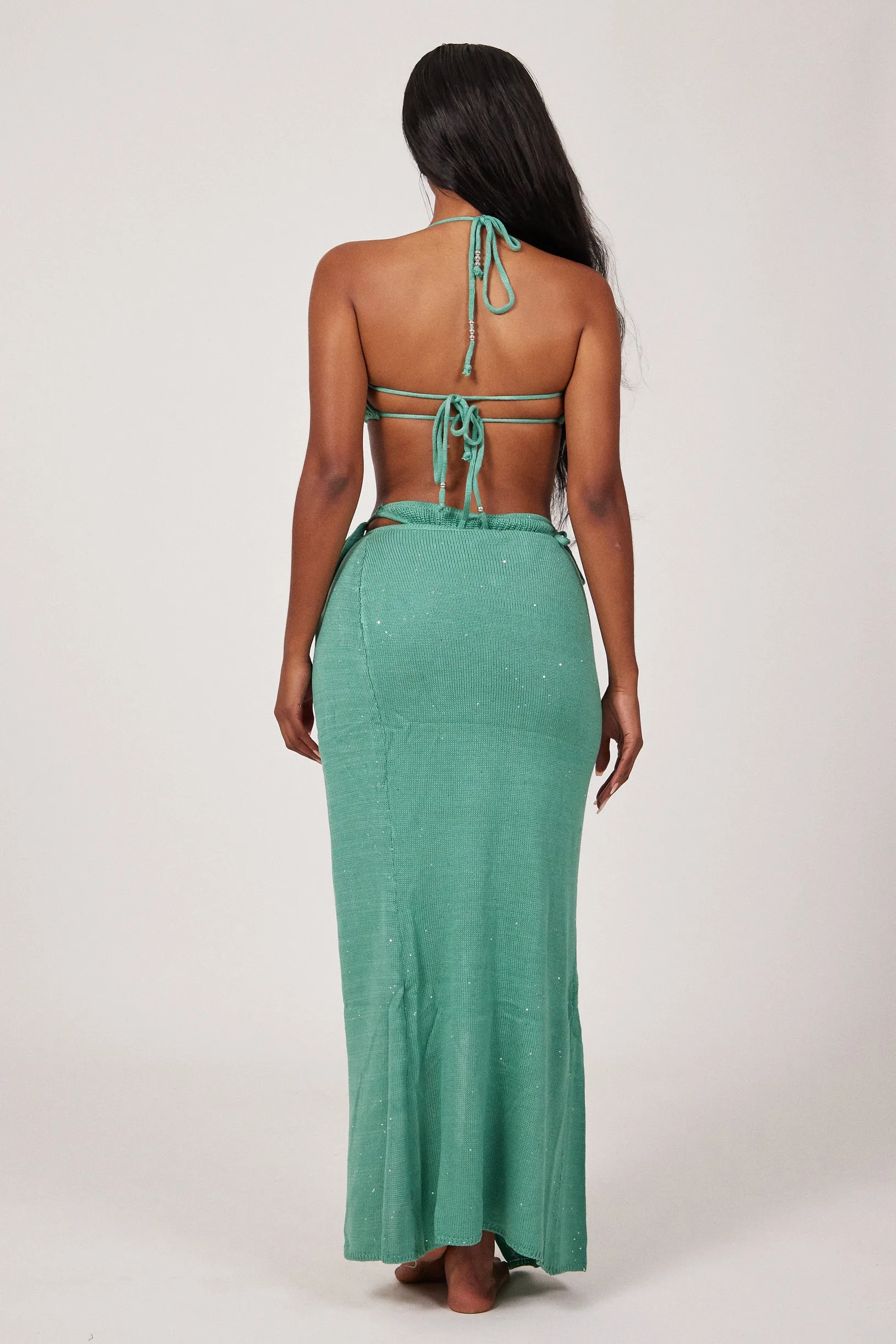 The Alaithea Maxi in Teal 