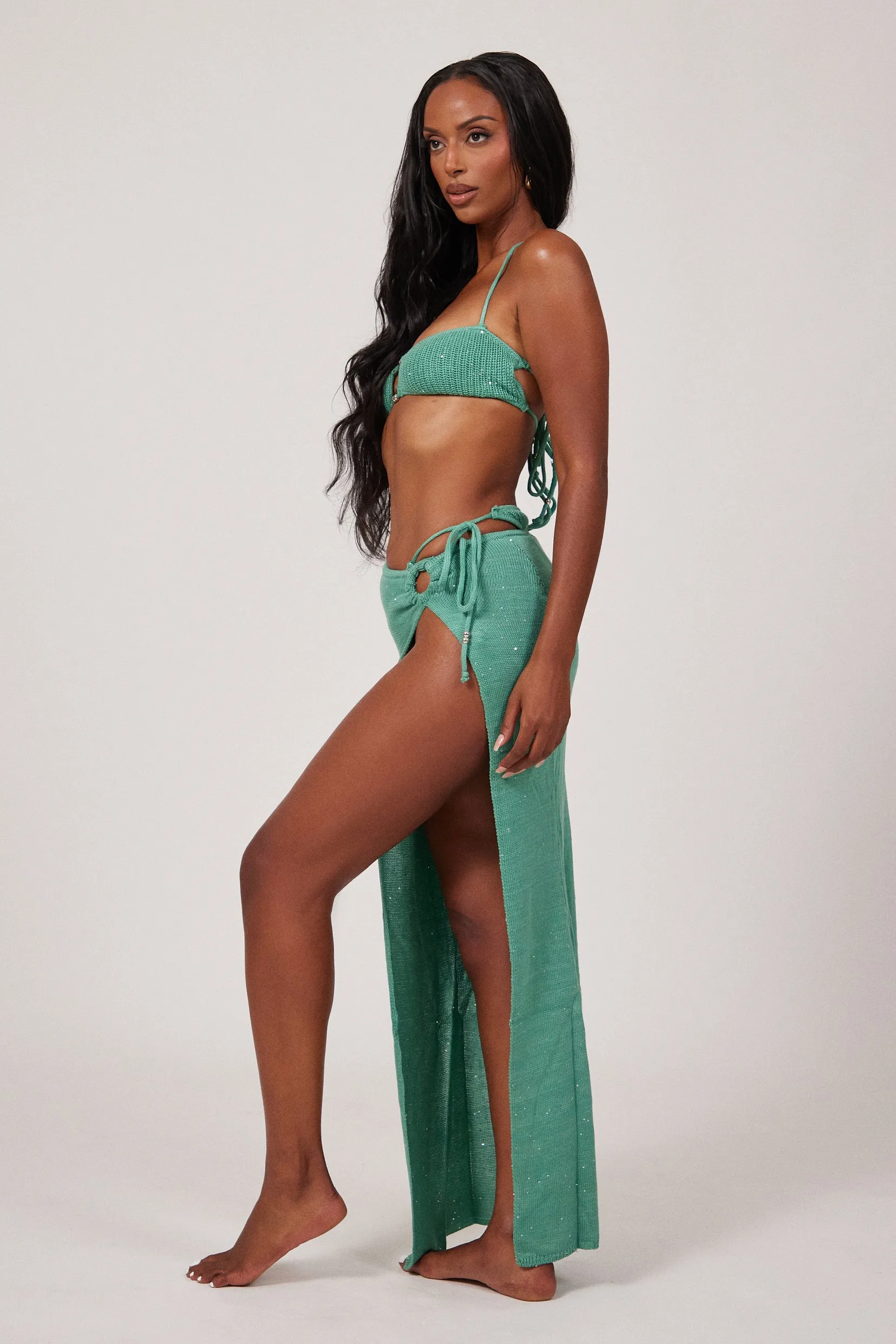 The Alaithea Maxi in Teal 