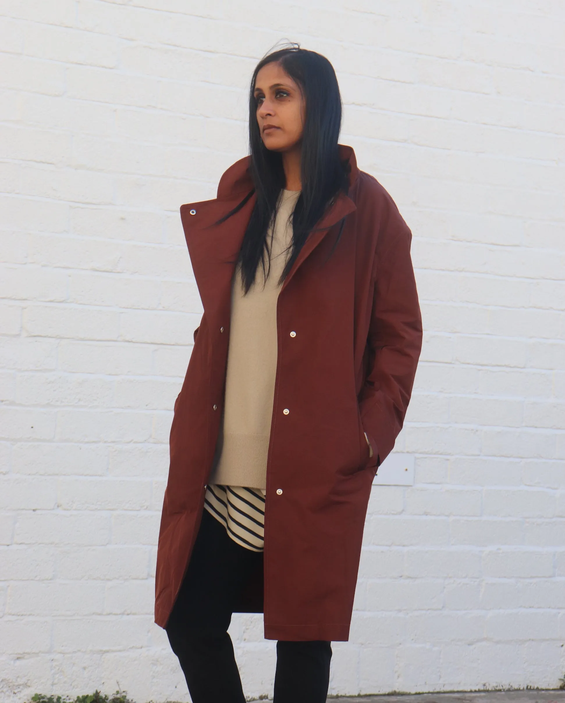 TRENCH COAT 95CM / BALSAMIQUE