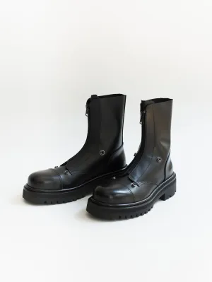 Vetements SS20 Front-zip Military Boots