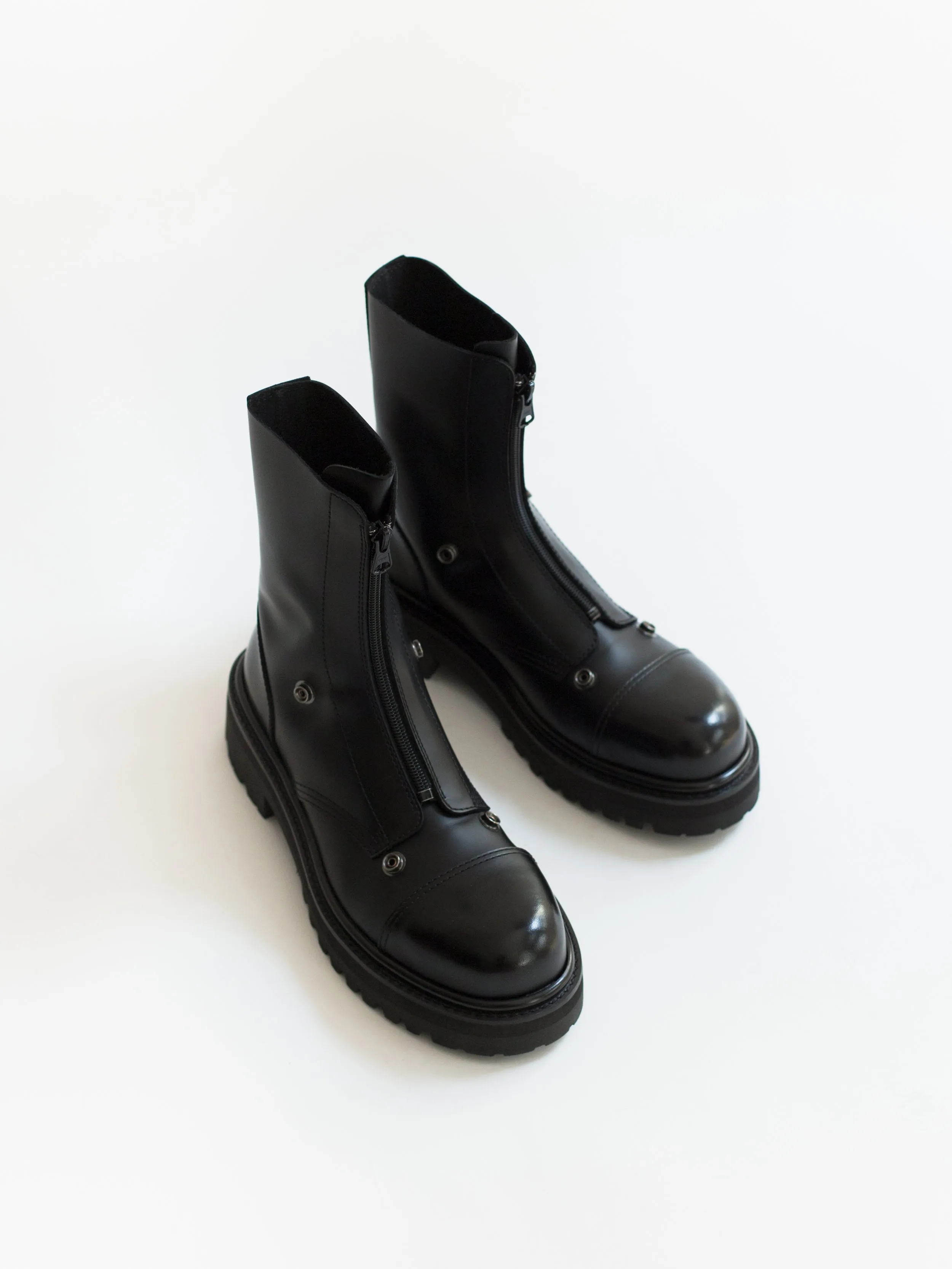 Vetements SS20 Front-zip Military Boots