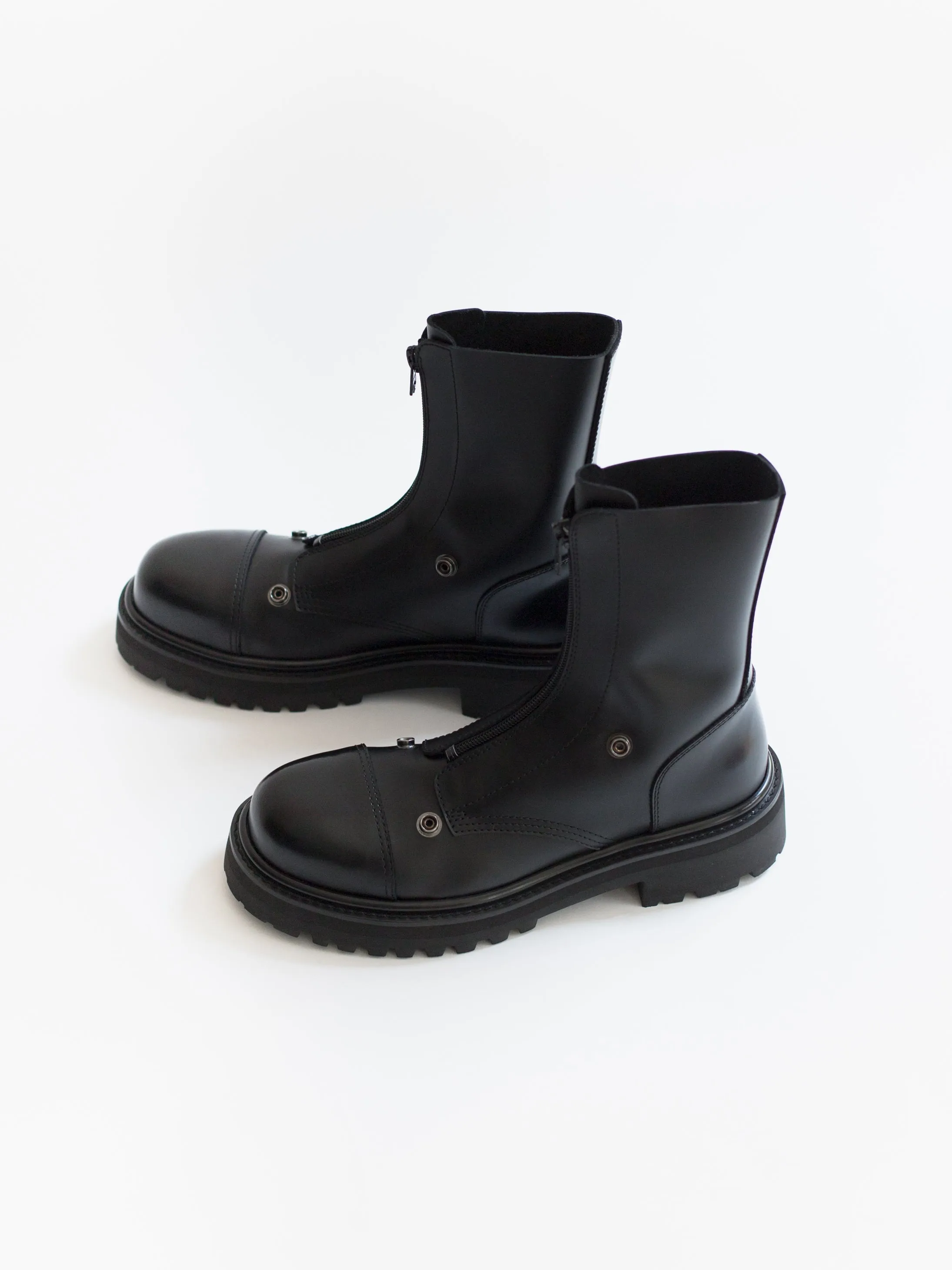 Vetements SS20 Front-zip Military Boots