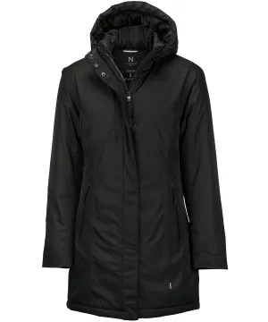 Womens Mapleton  urban tech parka jacket | Black